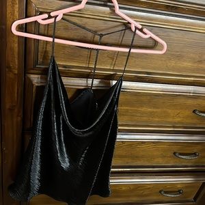 Drop neck t back light dressy tank by express